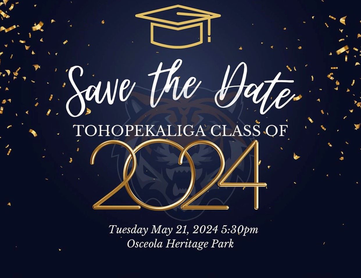  Tohopekaliga HS Graduation Save the Date